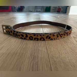 J. Crew Cheetah Print Belt Women’s 🐆🤎
